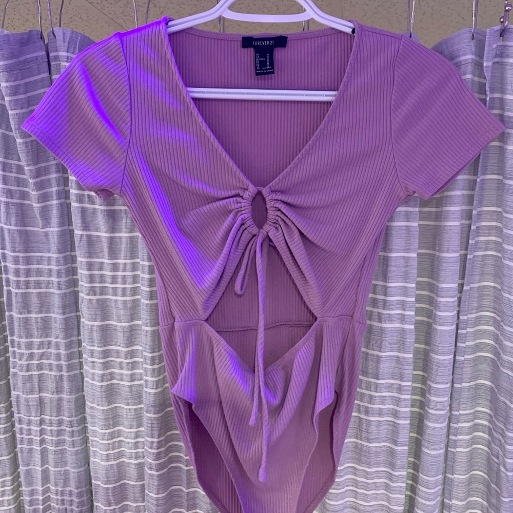 Purple bodysuit